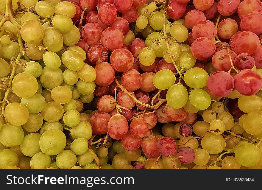 Fruit, Natural Foods, Grape, Seedless Fruit