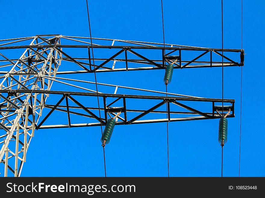 Overhead Power Line, Electricity, Electrical Supply, Structure