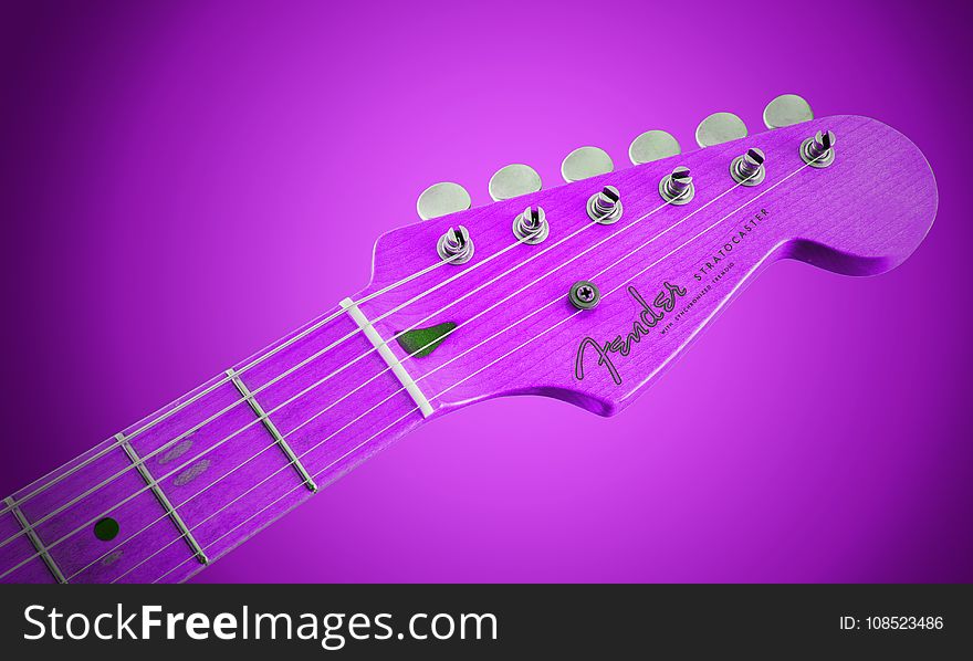 Musical Instrument, Purple, Guitar, Violet