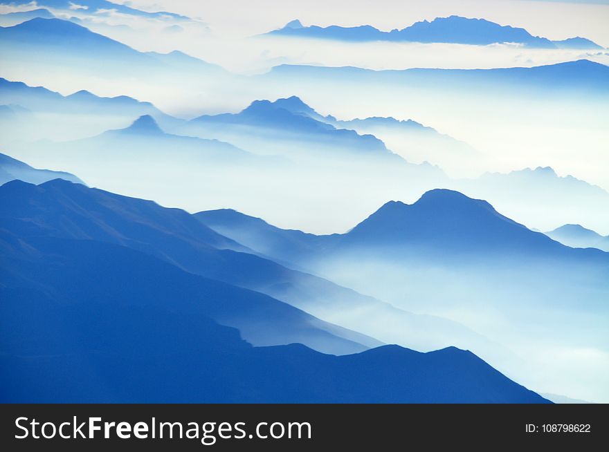 Aerial View of Mountain