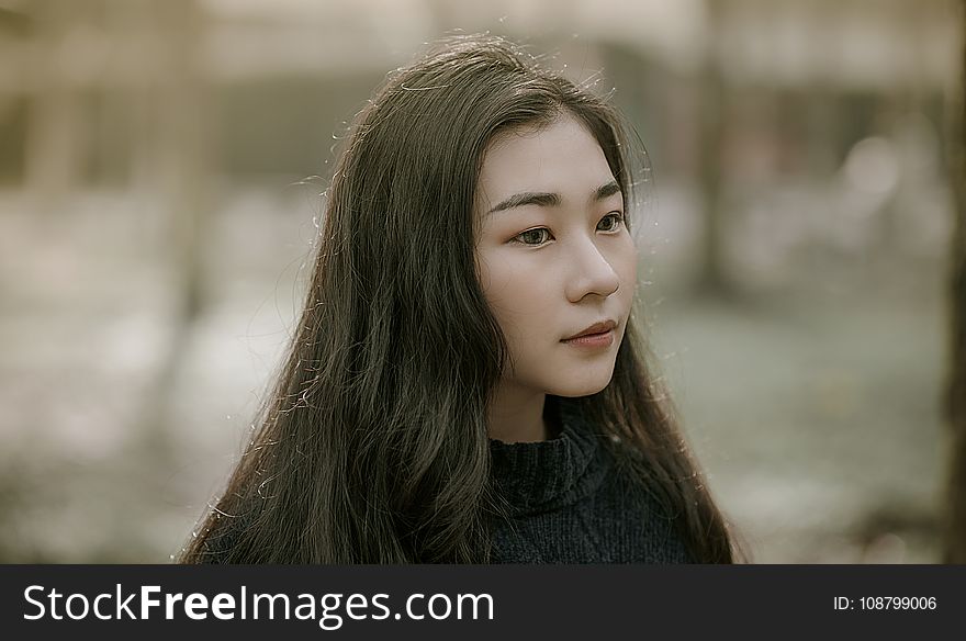 Close-Up Photography of Asian Girl