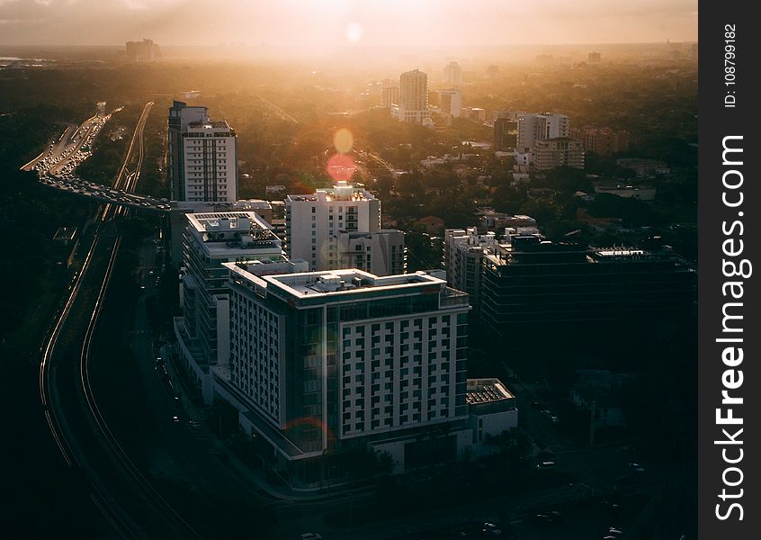 Areal Photography of High-rise Buildings