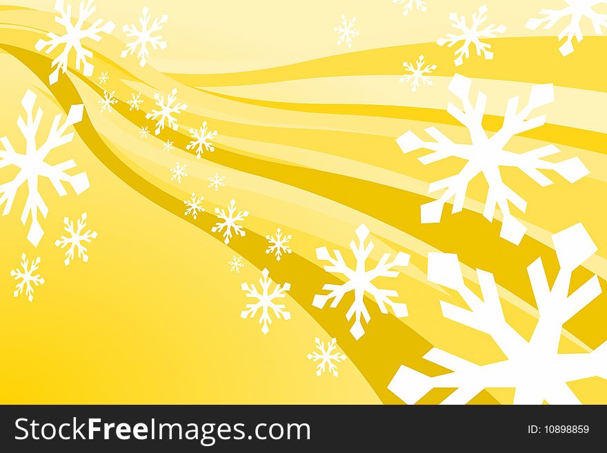Vector illustration of Christmas Snowflake Decoration