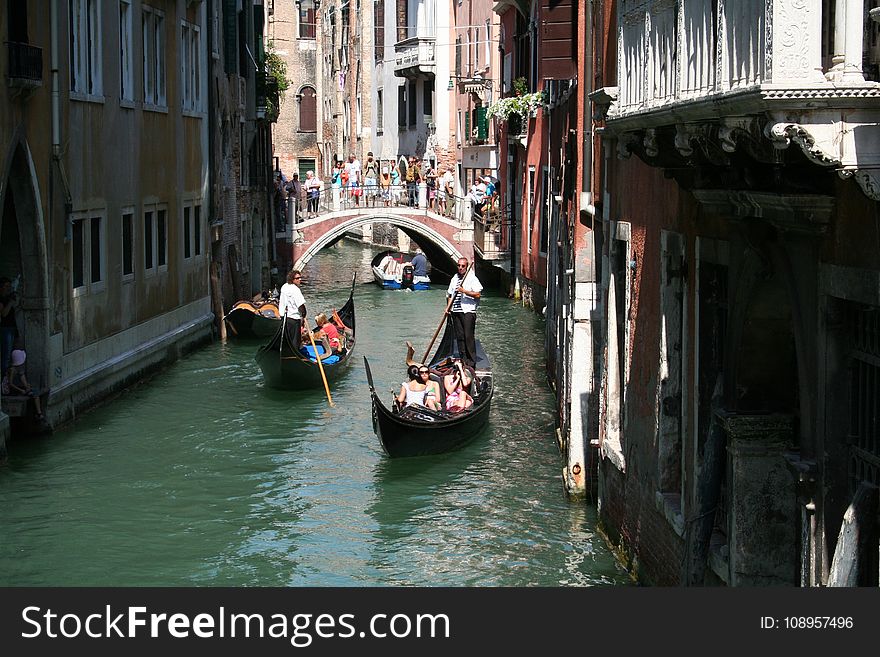Waterway, Gondola, Canal, Water Transportation