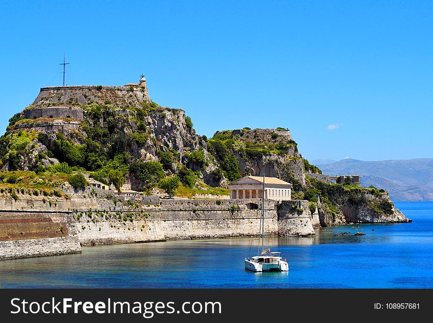 Sea, Coast, Sky, Promontory