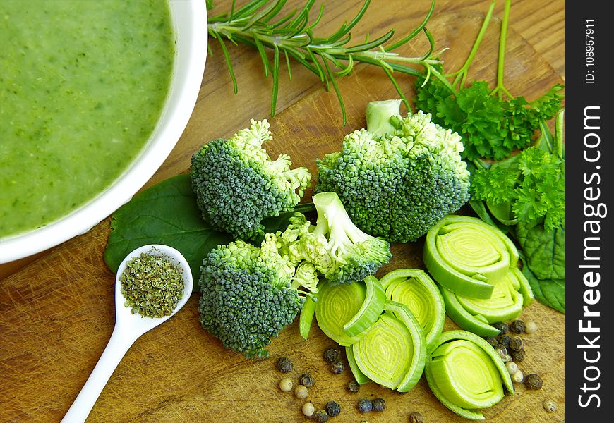 Broccoli, Vegetable, Vegetarian Food, Leaf Vegetable