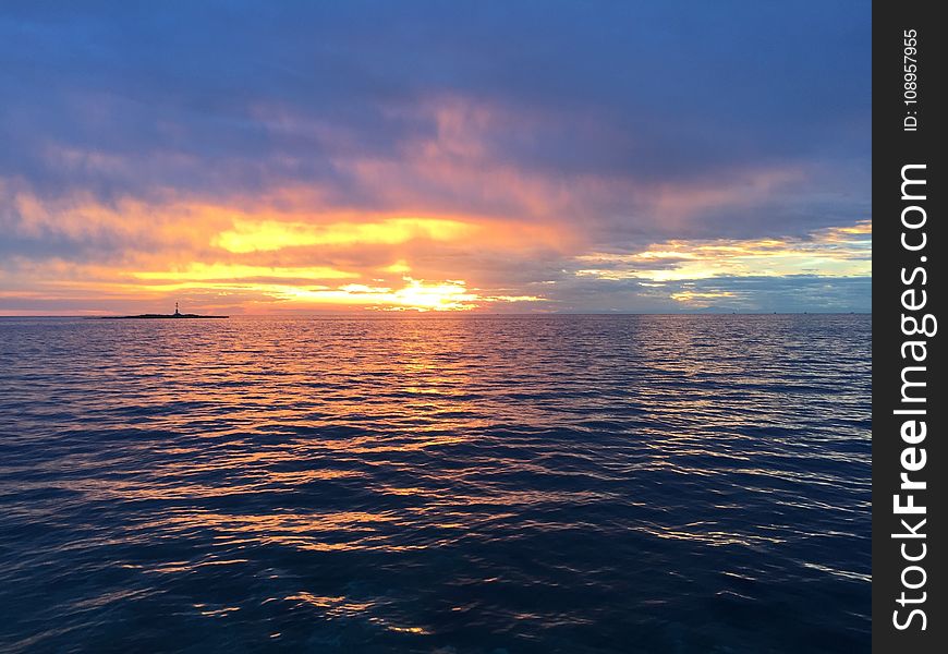 Sea, Horizon, Sky, Ocean