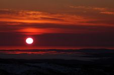 Blood Sunrise Stock Images Blood Sunrise Stock Images