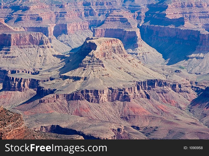 Scenic view of Grand Canyon landscape