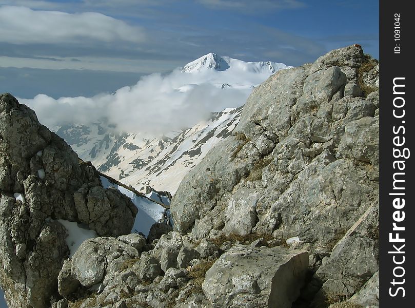 High mountain Caucasus. High mountain Caucasus