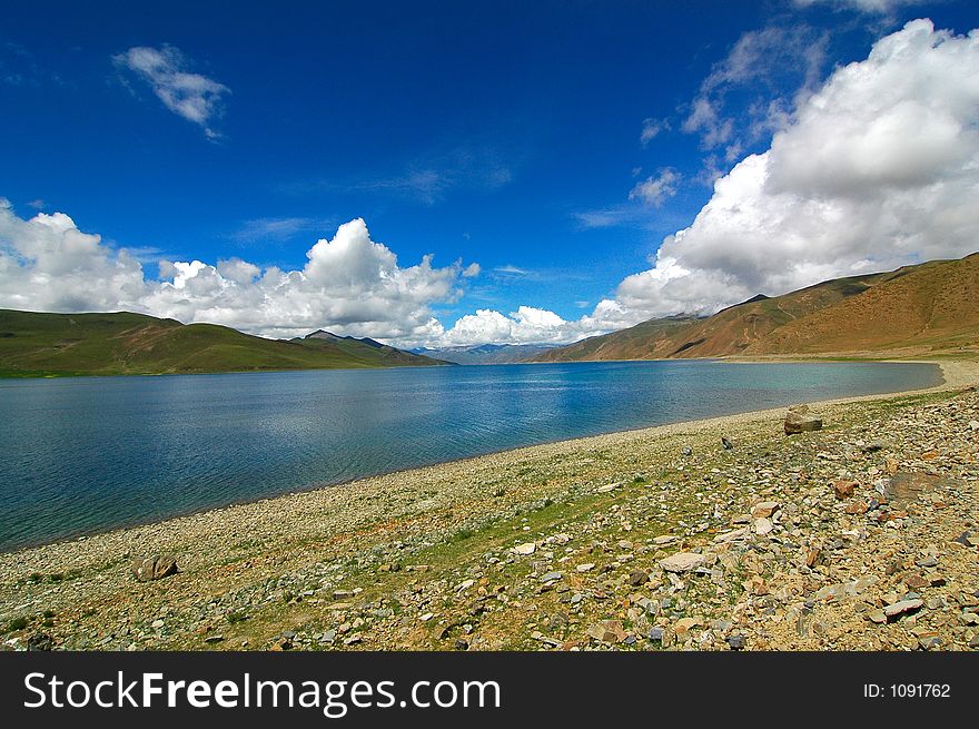 One of the 3 sacred lakes of Tibet. One of the 3 sacred lakes of Tibet