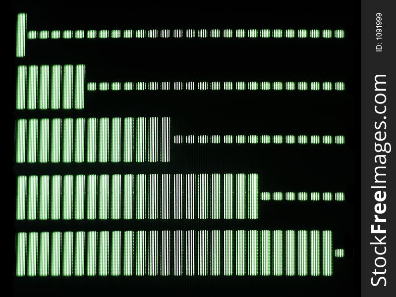 Pattern made from images of televison volume graphic on untuned channel. Pattern made from images of televison volume graphic on untuned channel