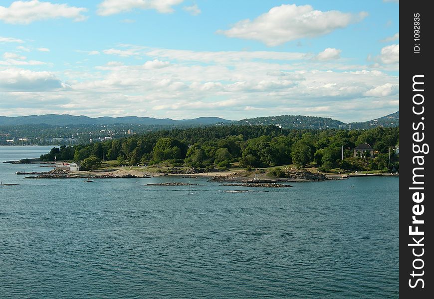 The peninsula Bygdøy in Oslo. The peninsula Bygdøy in Oslo.