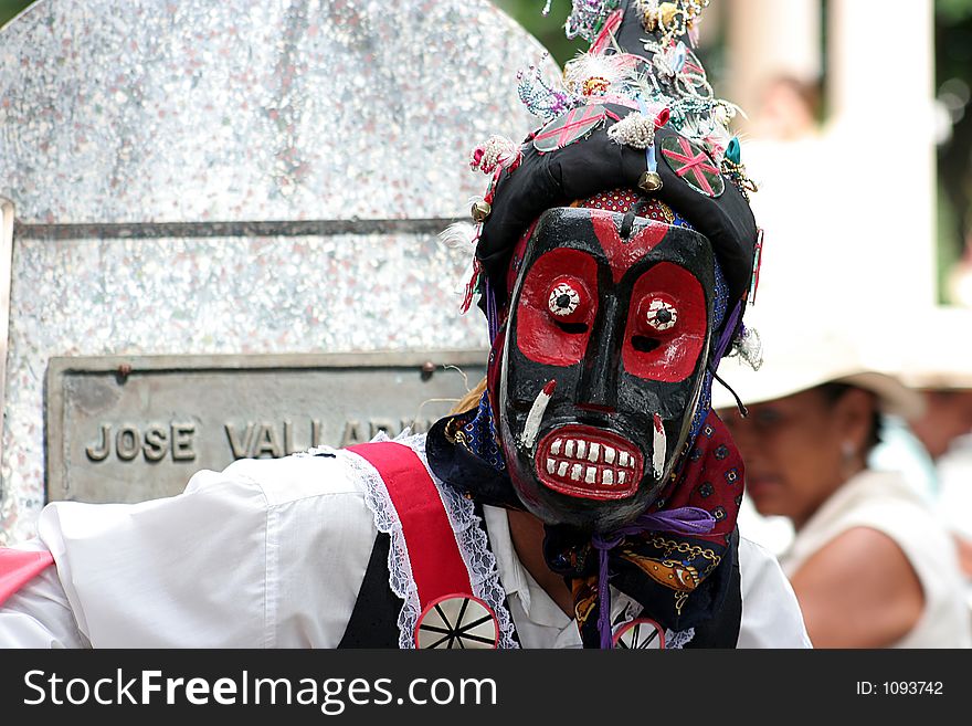 Folklore Mask for a typical dance