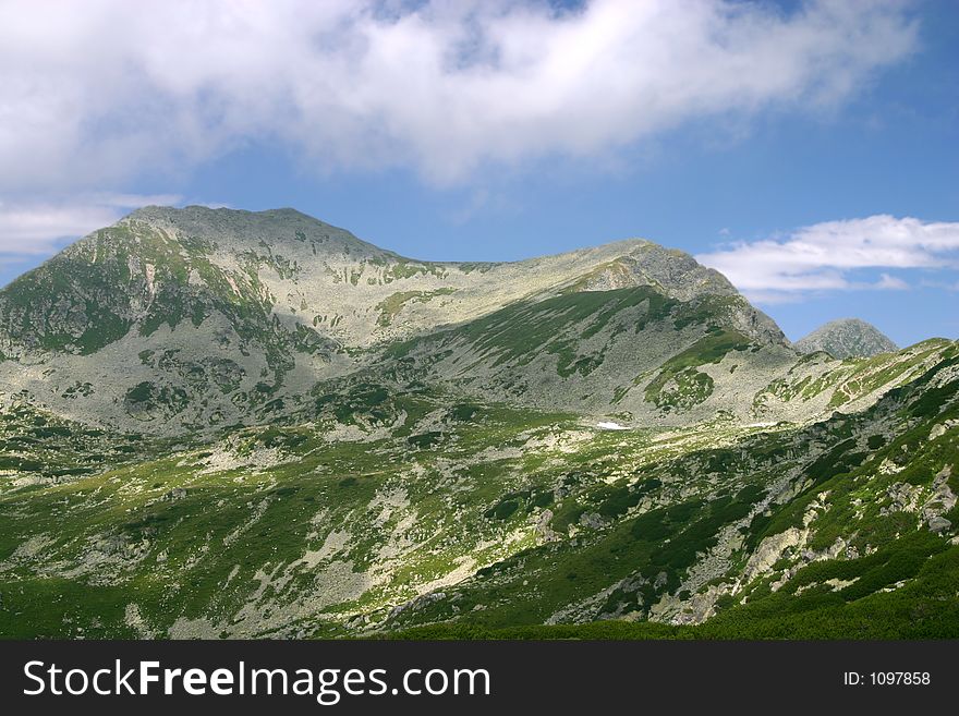 Bucura rocky peaks from Retezat mountains - Romania. Bucura rocky peaks from Retezat mountains - Romania