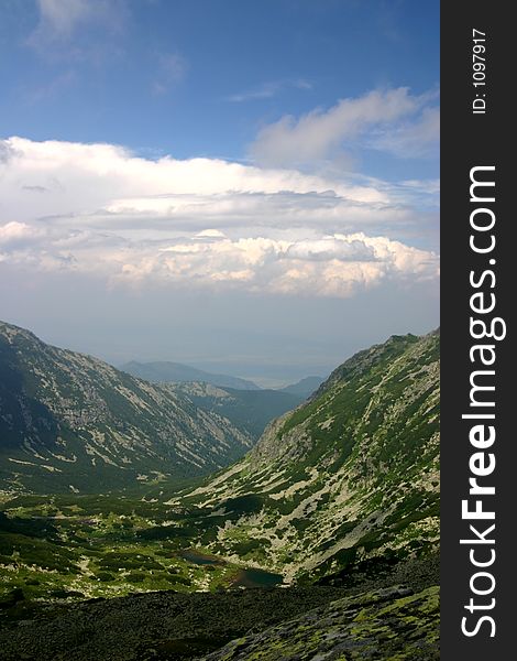 Green valley in Retezat mountains - Romania