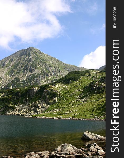 Sunny peak in Retezat mountains -  Romania