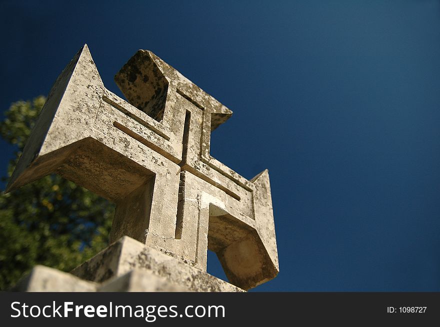 Cross against sky