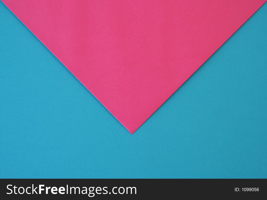 Pink and blue simple envelope. Pink and blue simple envelope