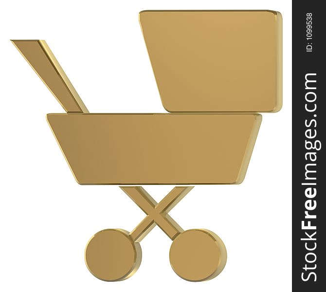 Golden cradle symbol