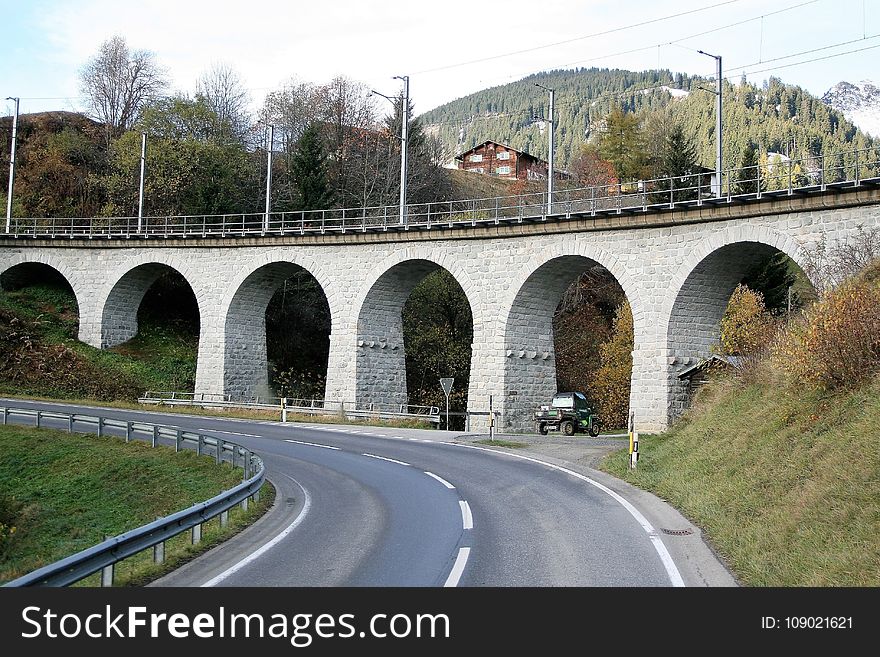 Bridge, Viaduct, Transport, Road
