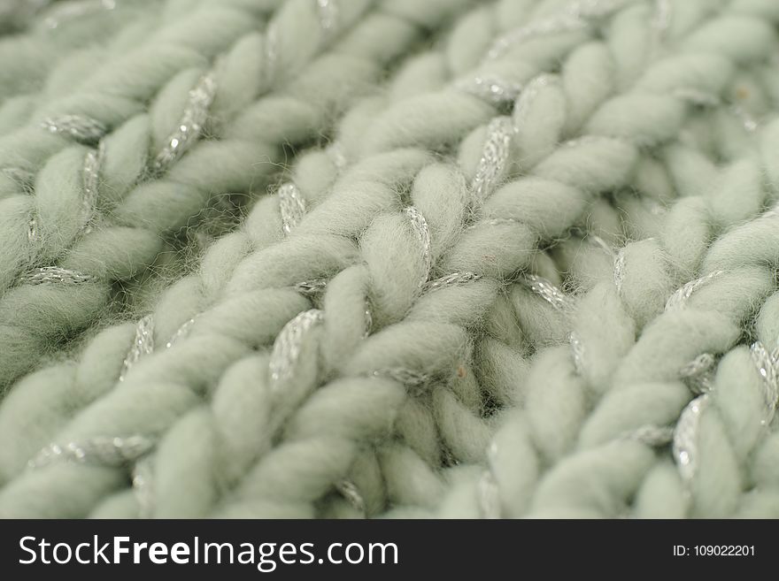 Close Up, Thread, Rope, Grass