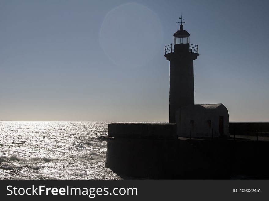 Lighthouse, Tower, Sea, Beacon