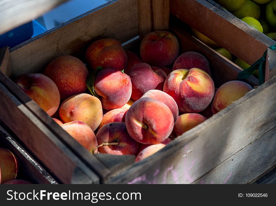 Produce, Fruit, Peach, Local Food