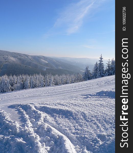 Sky, Winter, Snow, Mountainous Landforms