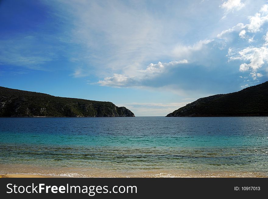 Porto Koufo, Halkidiki, Greece, color image