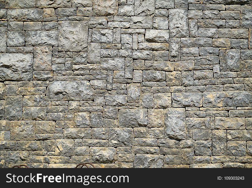 Stone Wall, Wall, Rock, Brickwork