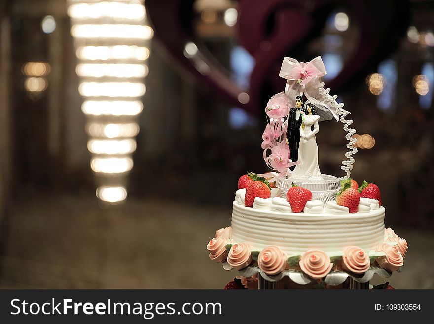 Wedding Cake, Pink, Cake, Wedding Ceremony Supply