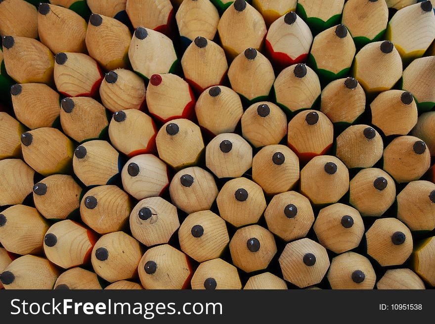 A huge bundle of lead pencils