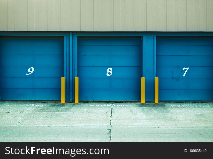 Photo of Blue Shutter Door