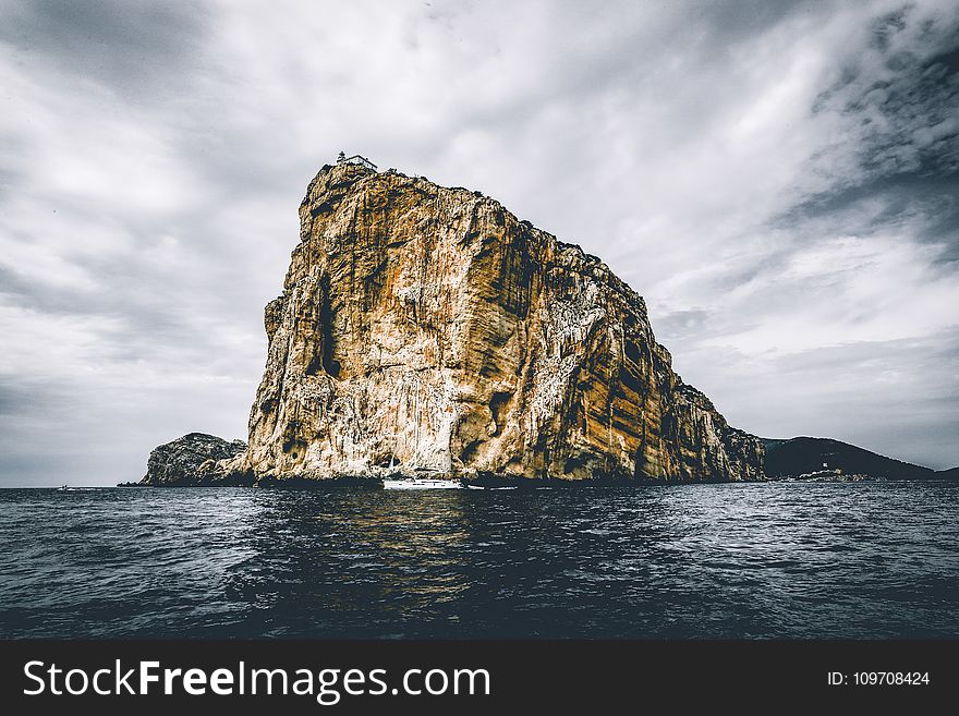 Landscape Photography Of Gray Rock Formation