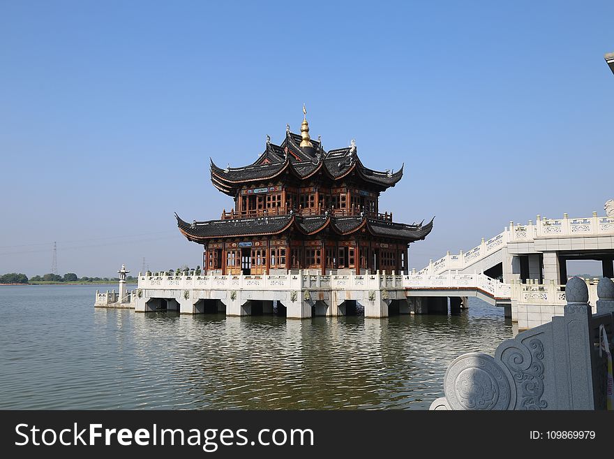 Chinese Architecture, Landmark, Tourist Attraction, Palace