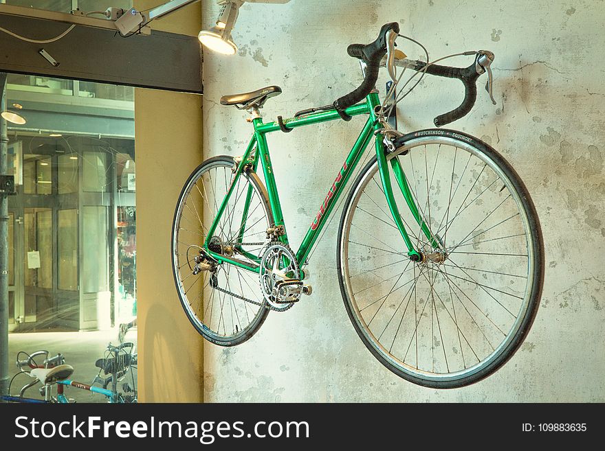 Bicycle, Bike, Hanging