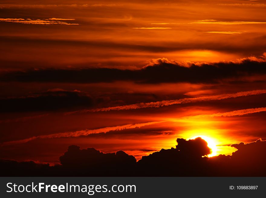 Clouds, Dark, Dawn