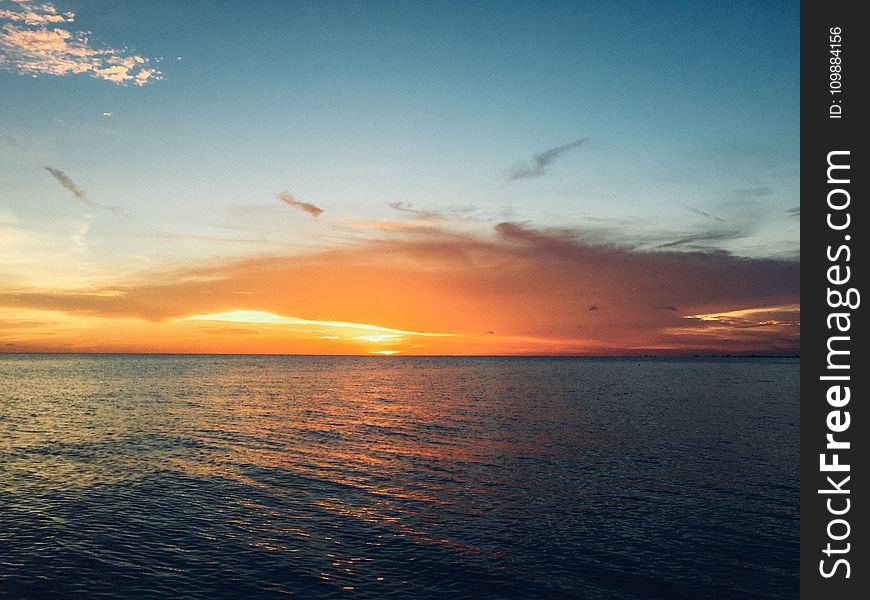 Backlit, Beach, Clouds