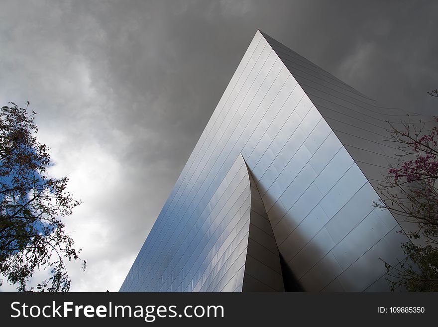Architecture, Building, Cloudy