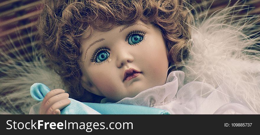 Brown Haired Female Doll