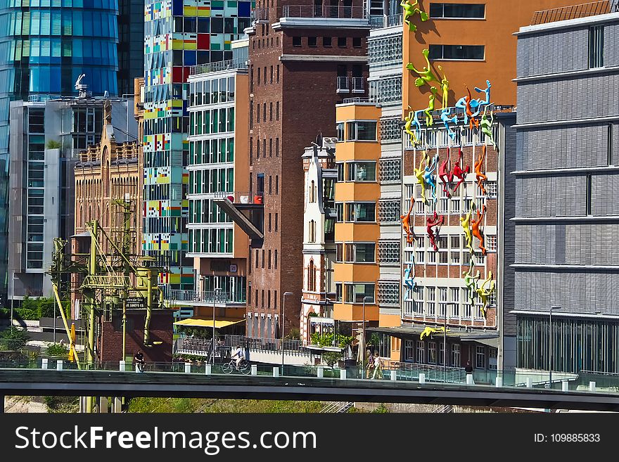 Orange Brown High Rise Building