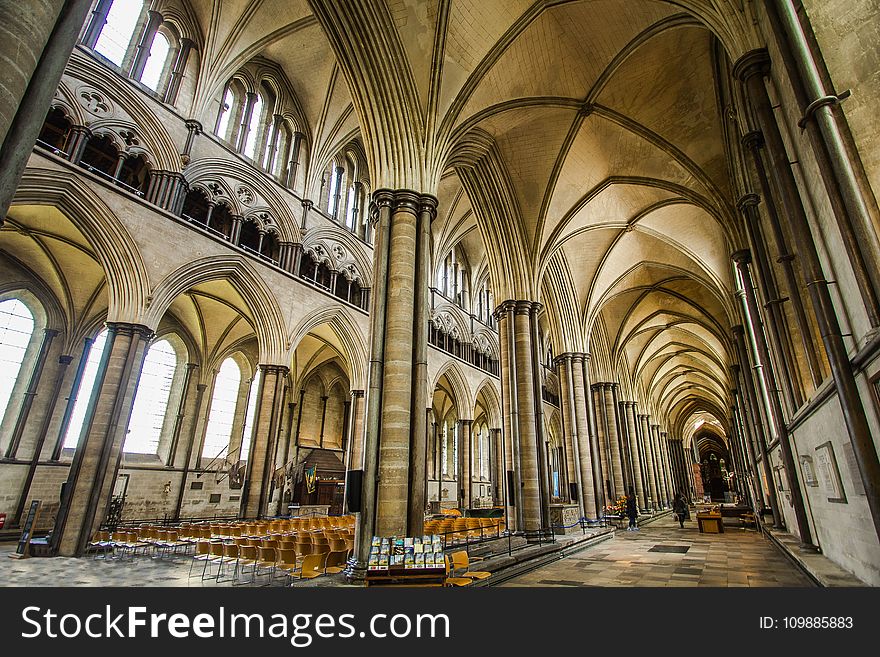 Concrete Cathedral Ceiling