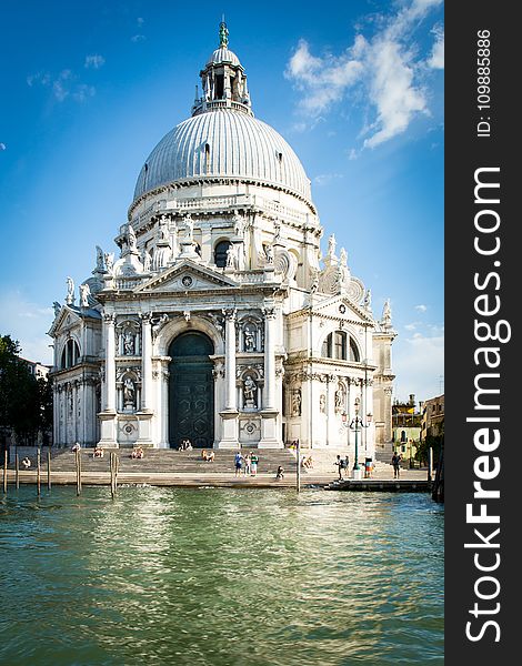 White Architectural Structure Beside Bodies of Water during Daytime