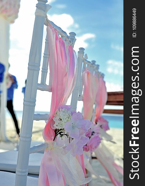 Beach, Chairs, Colourful