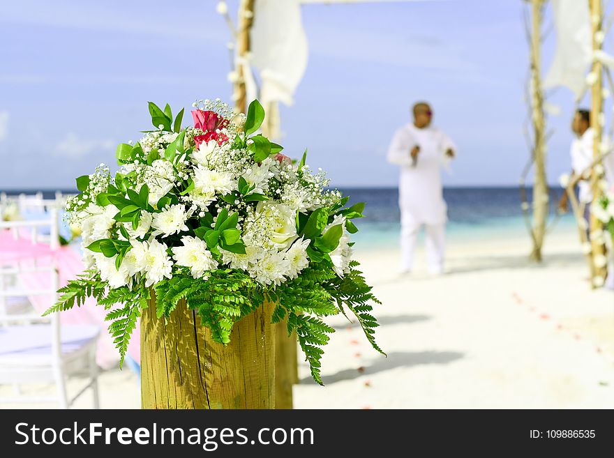 Beach, Wedding, Bouquet