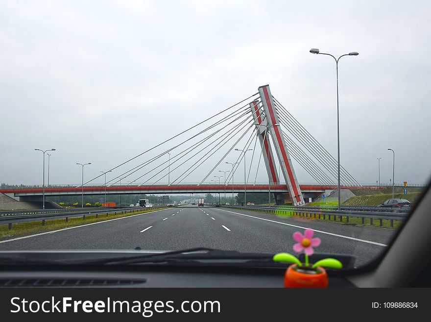 Asphalt, Bridge, Car