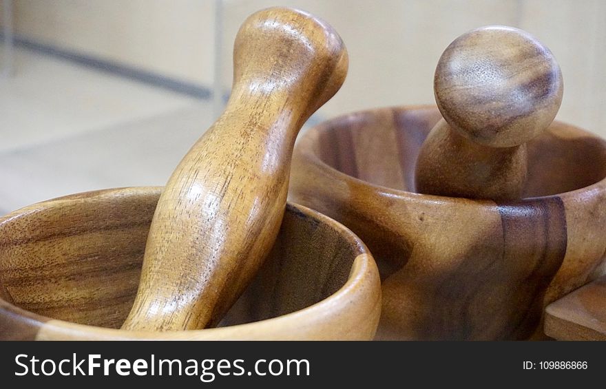 Bowls, Carved, Wood