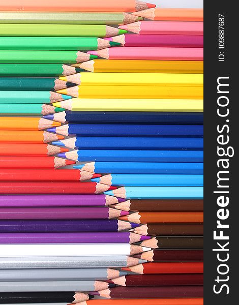 Colored, Pencils, Colorful