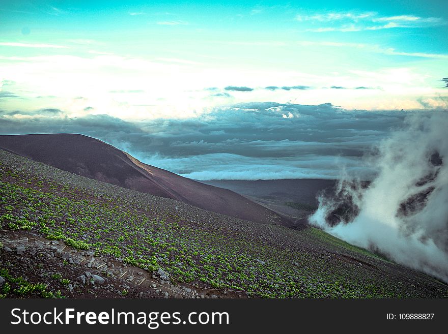 Clouds, Daylight, Fog